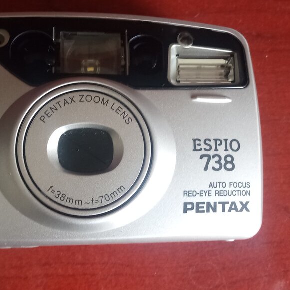 Pentax Espio 738 Auto Focus Red-Eye Reduction Zoom Lense 338-70mm, Pouch, Tested - Picture 7 of 8